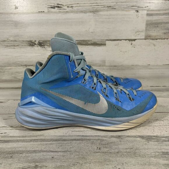 Nike Men's Hyperdunk Lunarlon Ice Blue‎ Basketball Athletic Shoes Size 11.5 - Picture 1 of 8